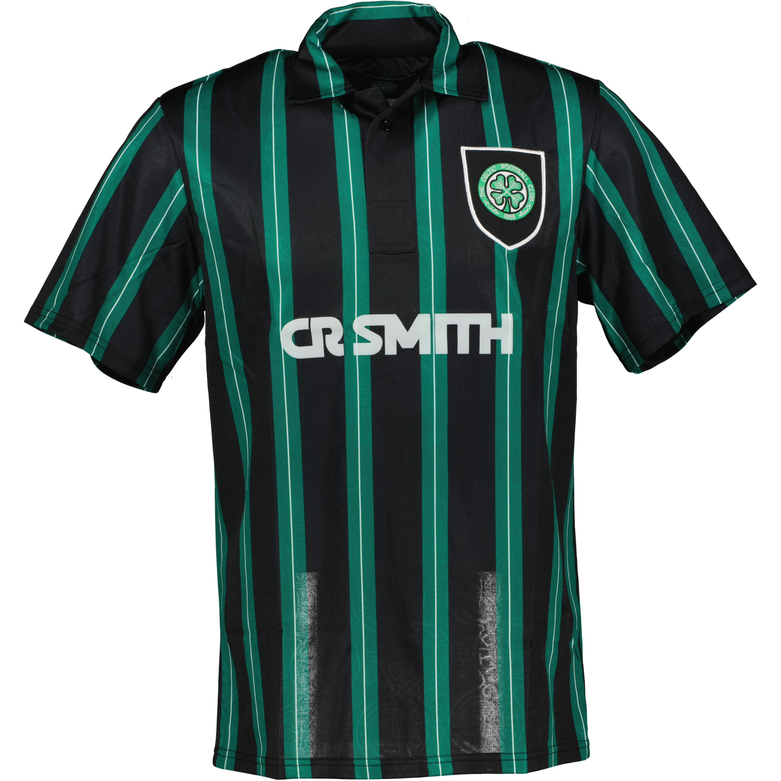 CELTIC 1993 RETRO SHIRT GREEN/BLACK STRIPE