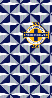 Northern Ireland FA 1990 Away Retro Beach Towel