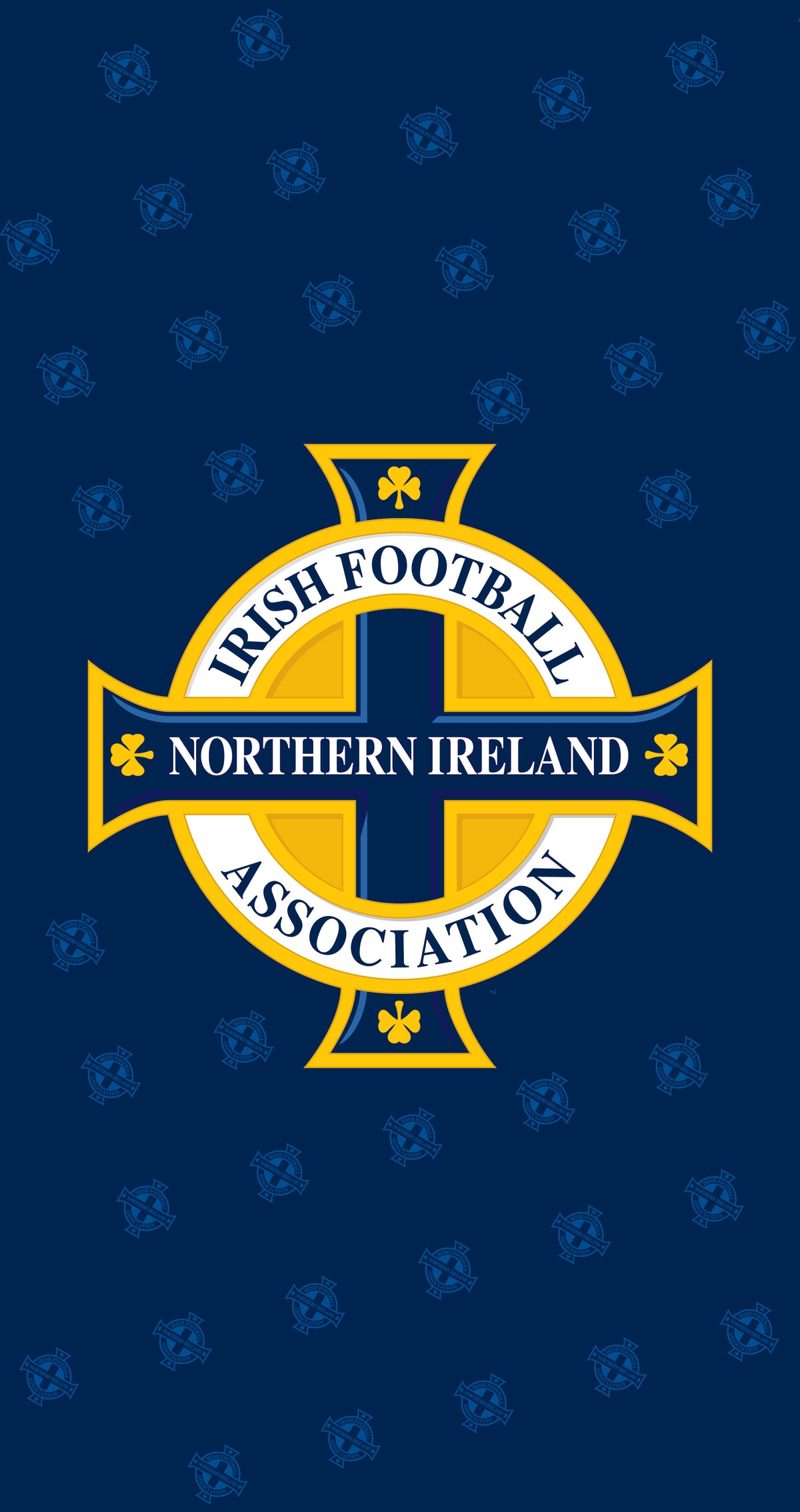 Northern Ireland FA Pattern Beach Towel