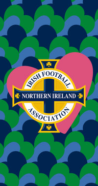 Northern Ireland FA Valentine's Day 2026 Beach Towel
