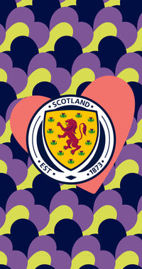 Scottish FA Valentines Day Beach/Sports Towel (140x70cm)