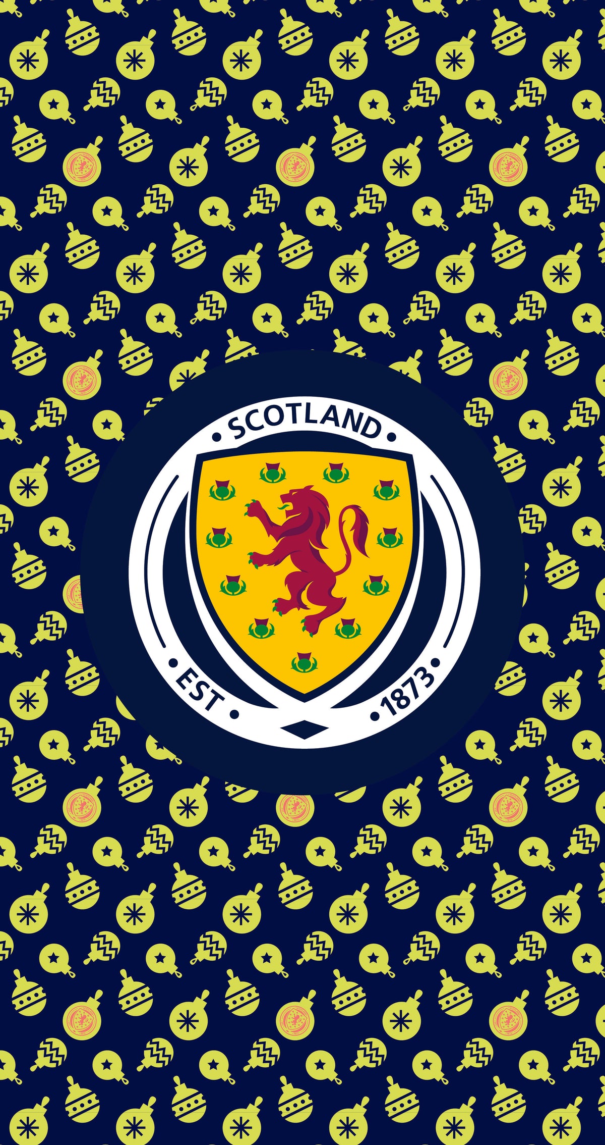 Scottish FA Christmas Day Beach/Sports Towel (140x70cm)