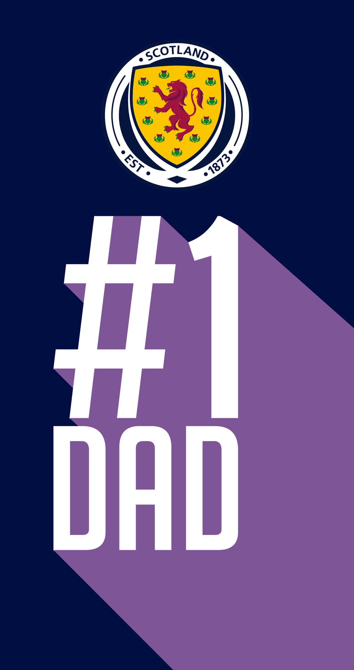 Scottish FA Father's Day Beach/Sports Towel (140x70cm)