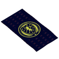 Scottish FA Tartan Saltire Pattern Option B Gym Towel (50x30cm)