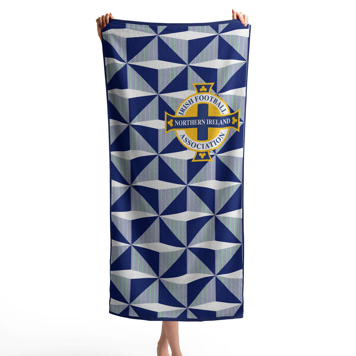 Northern Ireland FA 1990 Away Retro Beach Towel