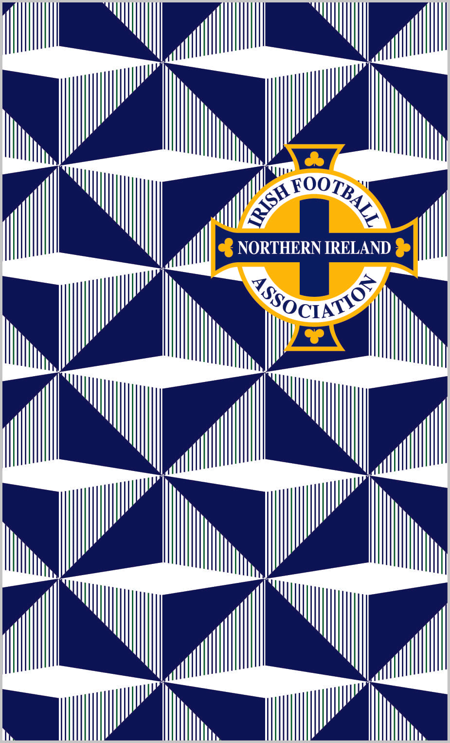 Northern Ireland FA 1990 Away Retro Gym Towel