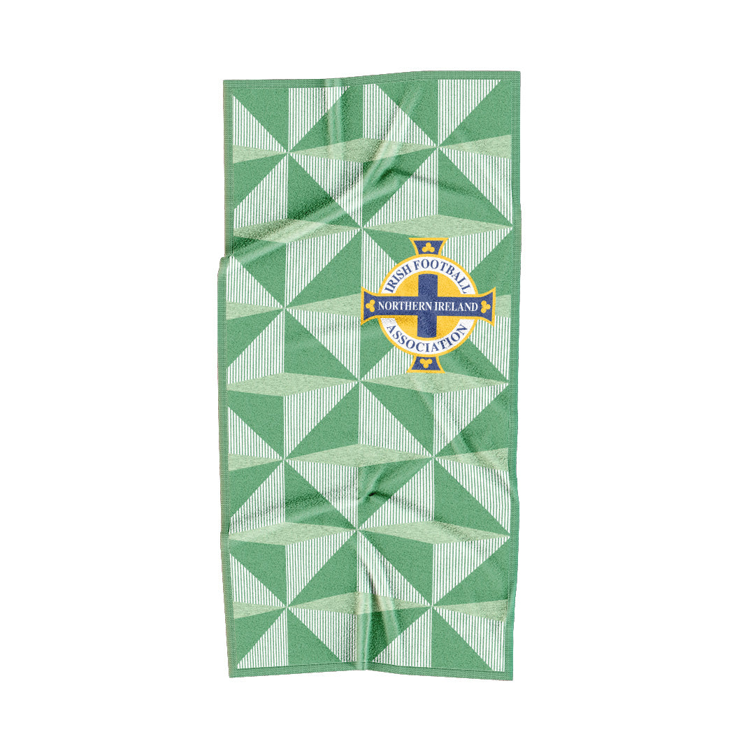 Northern Ireland FA 1990 Home Retro Gym Towel