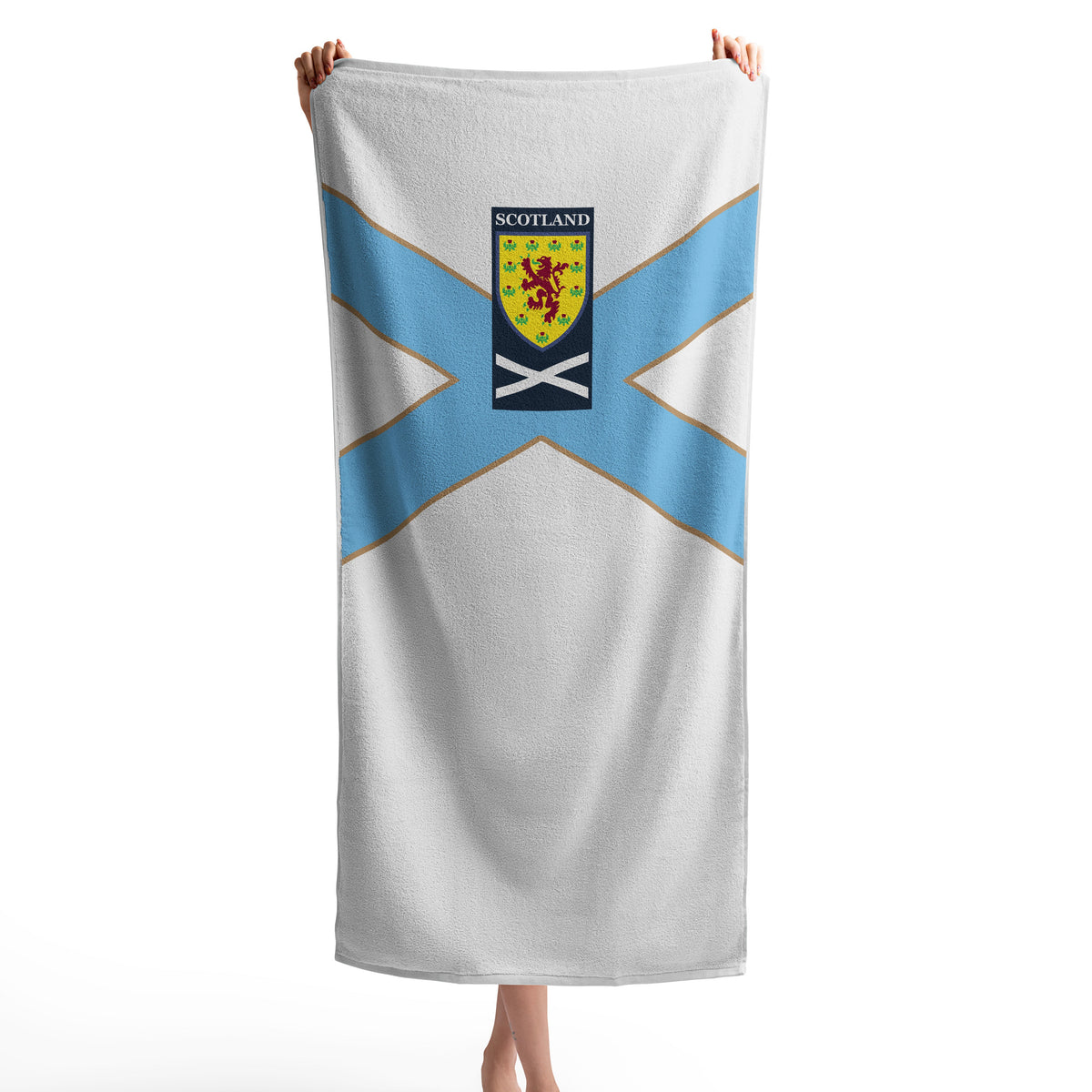 Scottish FA 2007 Away Retro Beach/Sports Towel (140x70cm)