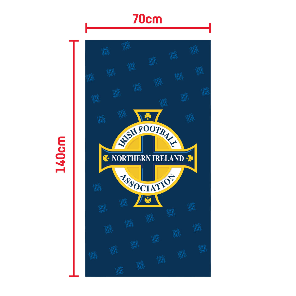 Northern Ireland FA Pattern Beach Towel