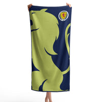 Scottish FA Lion Beach/Sports Towel (140x70cm)