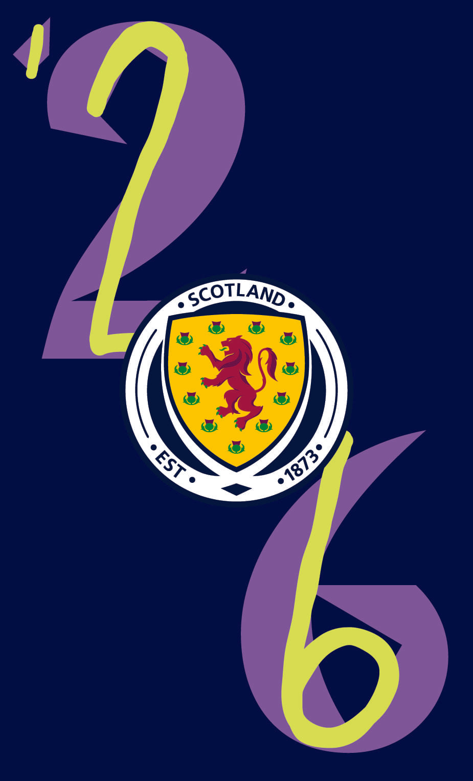 Scottish FA World Cup - 26 Gym Towel (50x30cm)