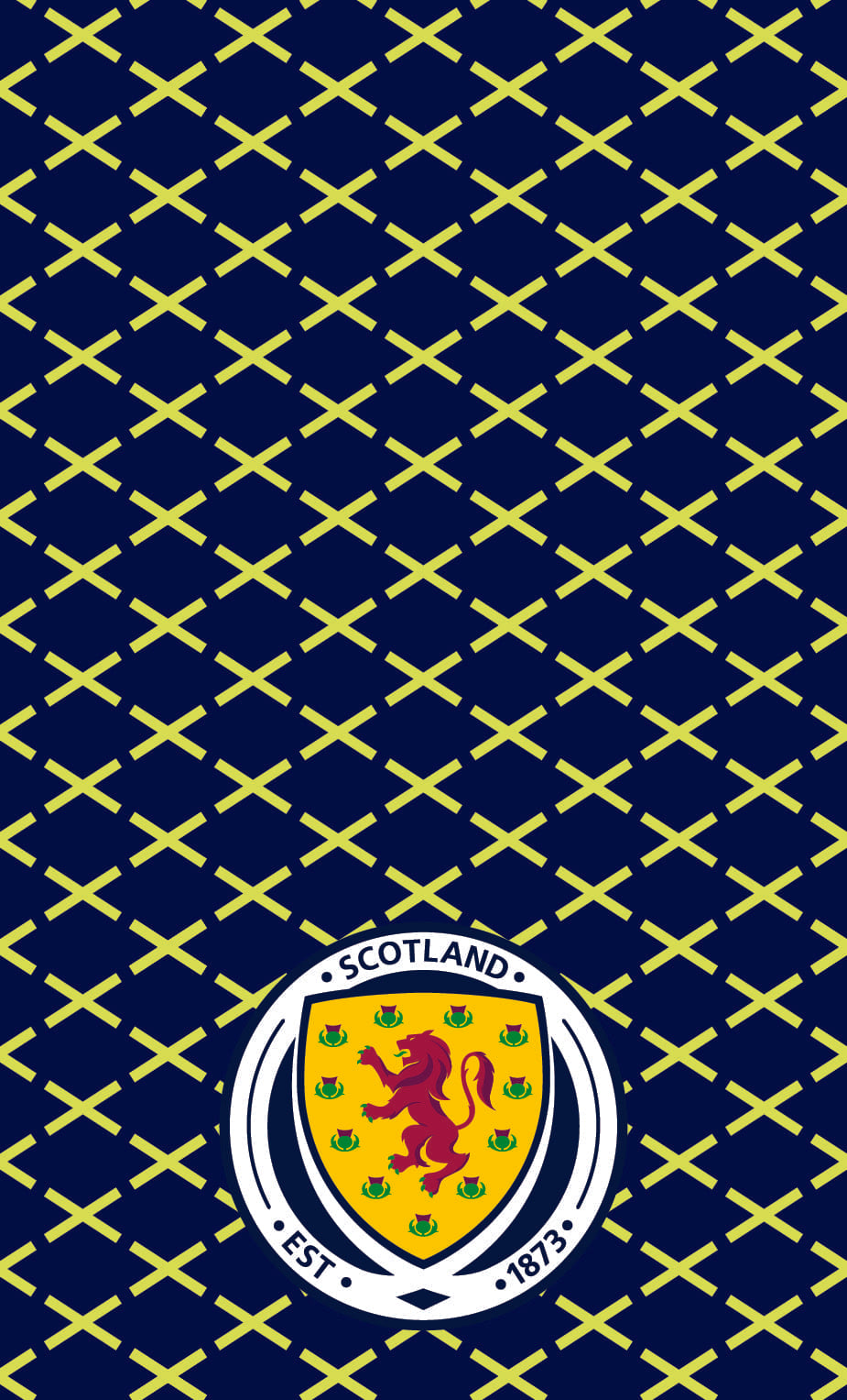 Scottish FA Saltire Crossed Pattern Option A Gym Towel (50x30cm)