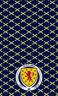 Scottish FA Saltire Crossed Pattern Option A Gym Towel (50x30cm)