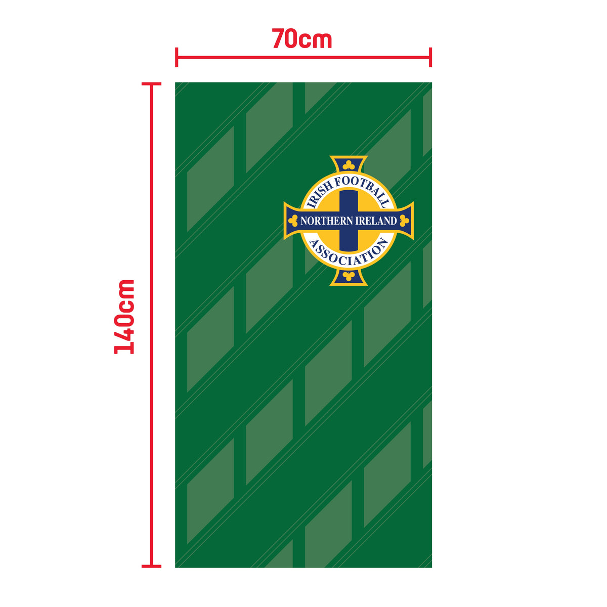 Northern Ireland FA 1986 Home Retro Beach Towel