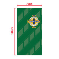 Northern Ireland FA 1986 Home Retro Beach Towel