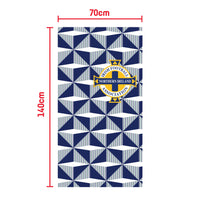 Northern Ireland FA 1990 Away Retro Beach Towel