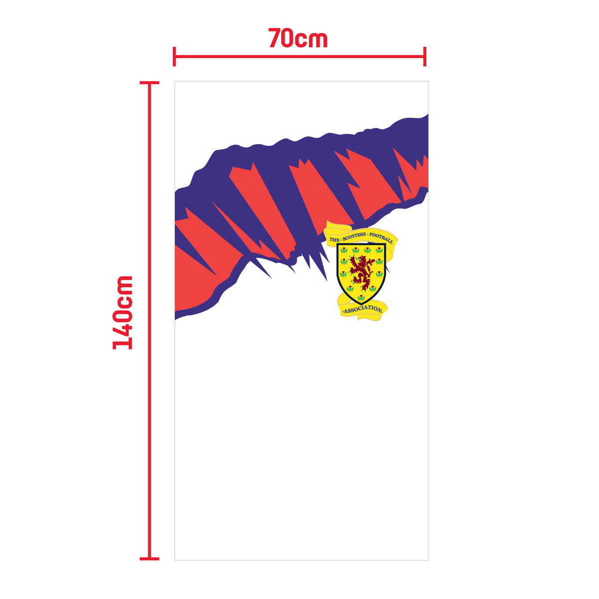Scottish FA 1991 Away Retro Beach/Sports Towel (140x70cm)