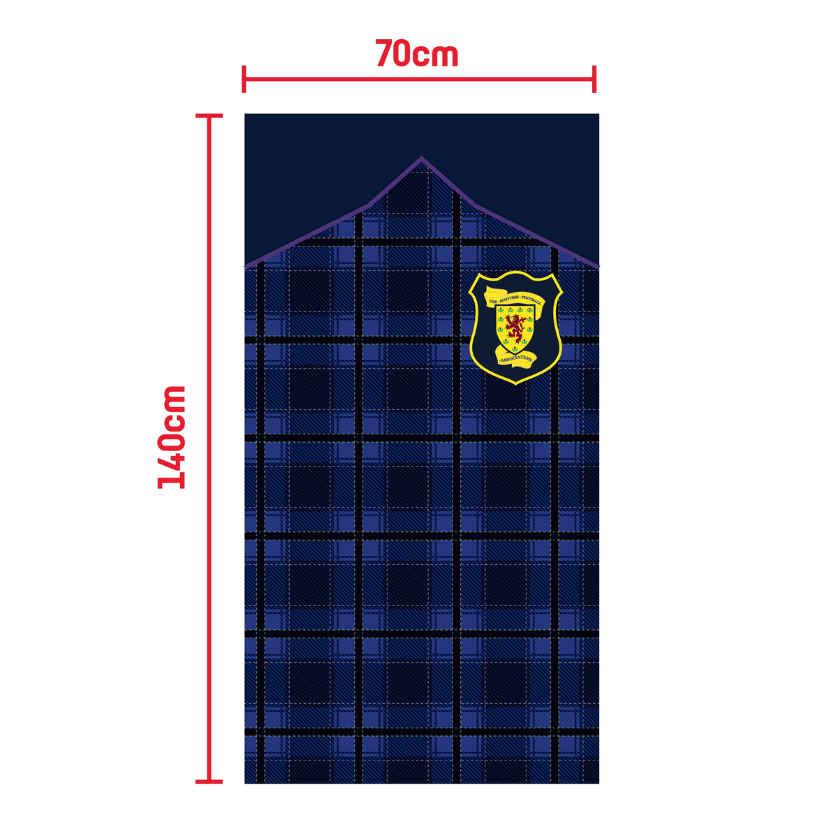 Scottish FA 1996 Euro Retro Beach/Sports Towel (140x70cm)