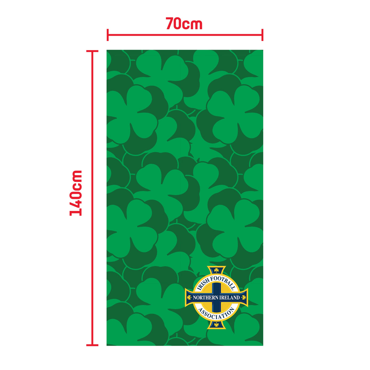 Northern Ireland FA St Patrick's Day 2026 Beach Towel