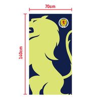 Scottish FA Lion Beach/Sports Towel (140x70cm)