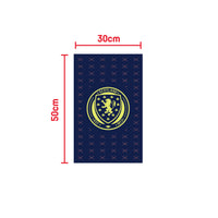 Scottish FA Tartan Saltire Pattern Option B Gym Towel (50x30cm)