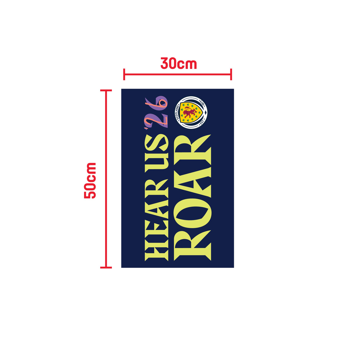 Scottish FA Hear Us Roar Gym Towel (50x30cm)