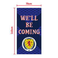 Scottish FA We'll Be Coming Option A Beach/Sports Towel (140x70cm)