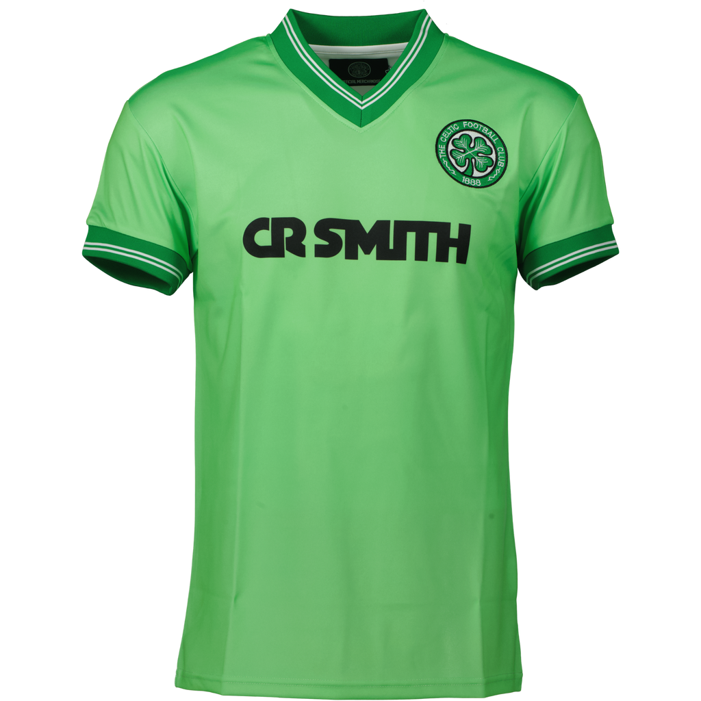 CELTIC 84/-86 RETRO SHIRT LIME GREEN