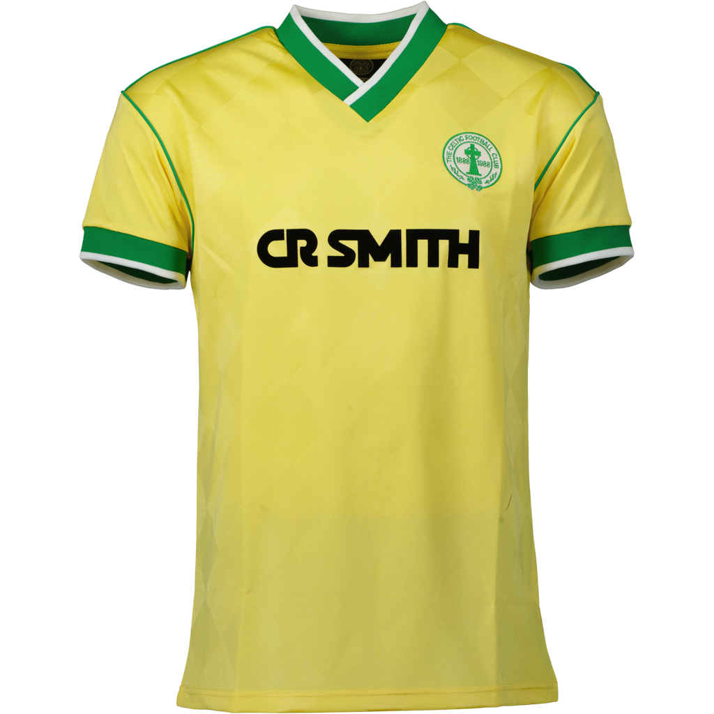 CELTIC 1988 RETRO SHIRT SOLID YELLOW/GREEN