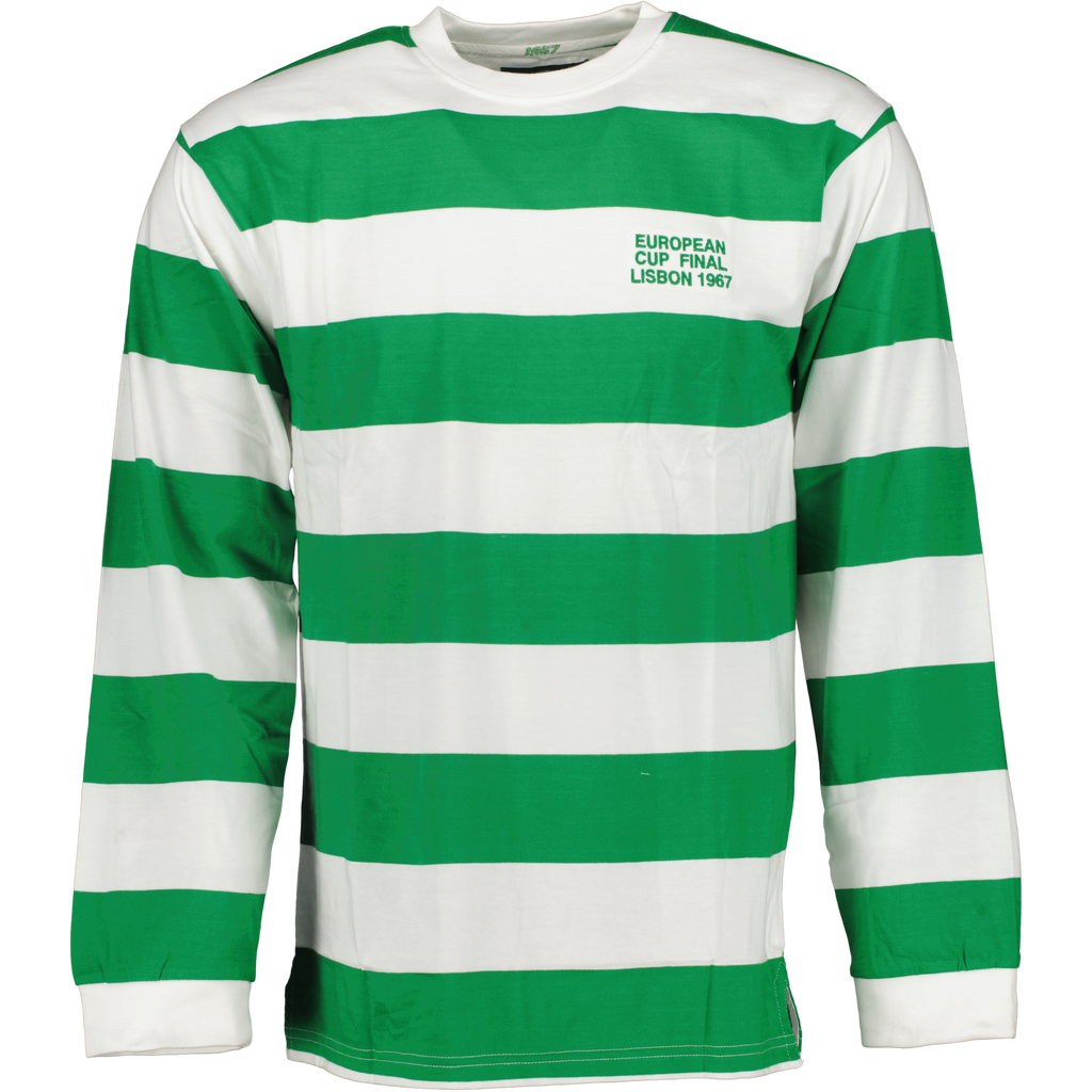 CELTIC 1967 RETRO LONGSLEEVE SHIRT GREEN/WHITE