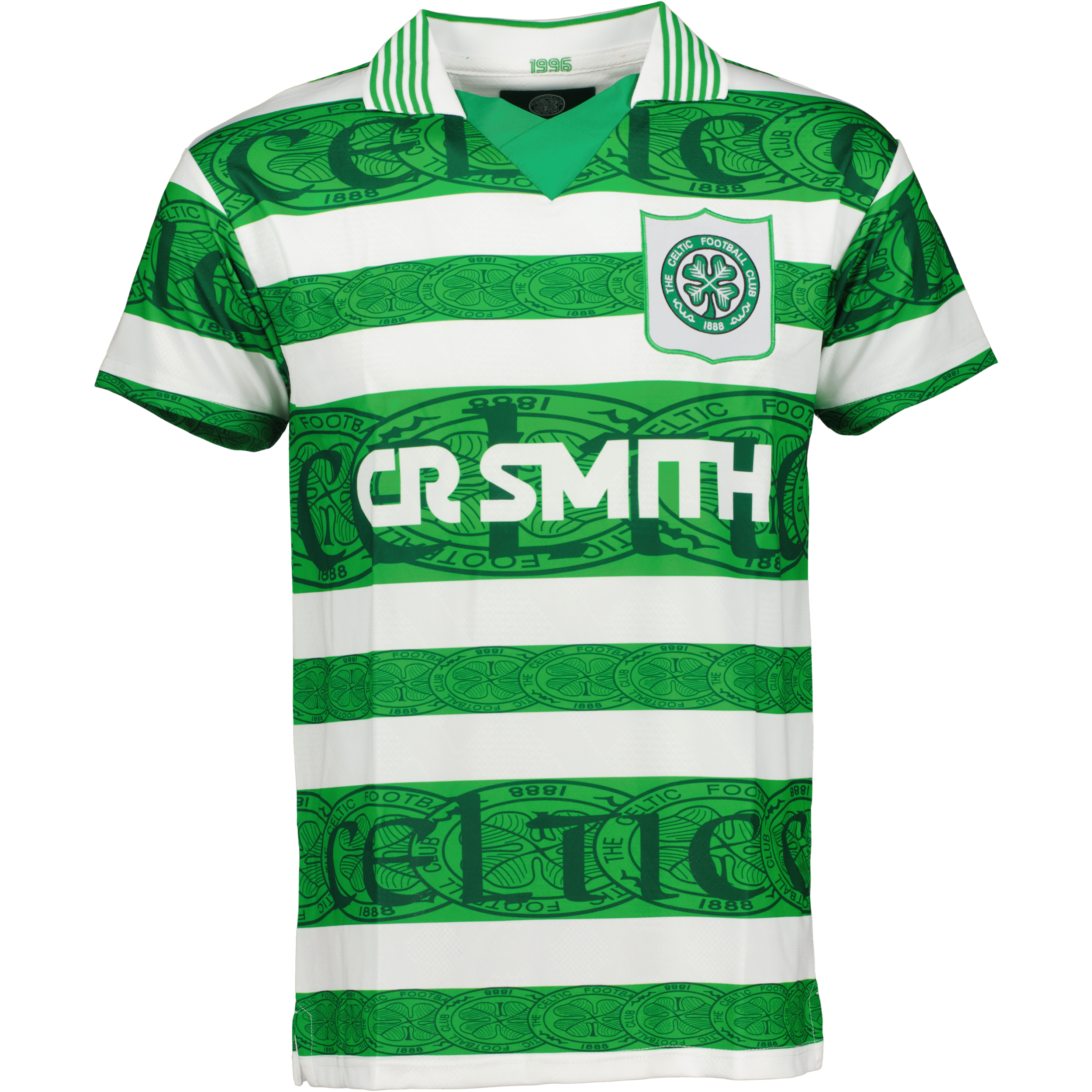 CELTIC 1996 RETRO HOME SHIRT GREEN/WHITE