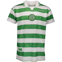 CELTIC 98-99 RETRO SHIRT BLACK/LIME GREEN STRIPES